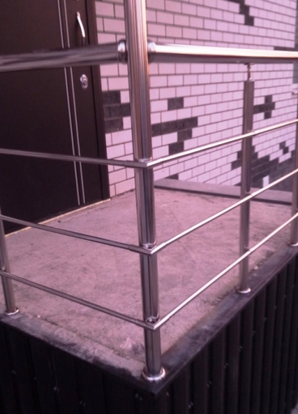 Уличные перила из нержавейки для детских учреждений