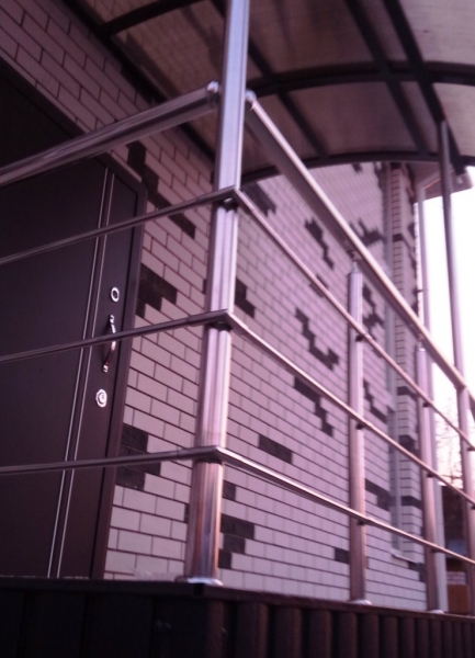 Уличные перила из нержавейки для детских учреждений